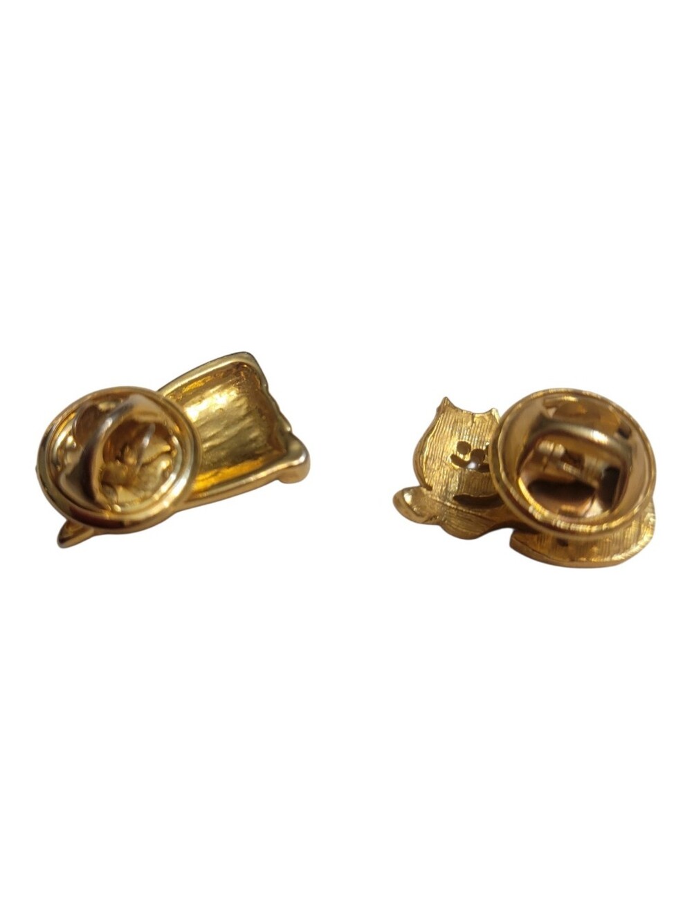 Vintage Set of 2 Cat Lapel Pins - Picture 4 of 5